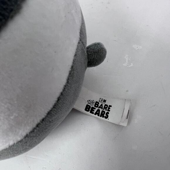 We Bare Bears Panda Cartoon Network Plush Doll Stuffed Gray Mini Squish CN - Picture 5 of 6
